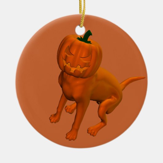 Halloween Dog Keramisch Ornament (Voorkant)