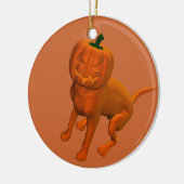 Halloween Dog Keramisch Ornament (Links)