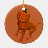 Halloween Dog Keramisch Ornament (Achterkant)