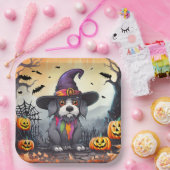 Halloween Dog Papieren Bordje (Feest)