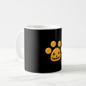 Halloween Dog Paw Koffiemok (Voorkant links)