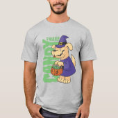 Halloween Dog Snoep Quote T-shirt (Voorkant)