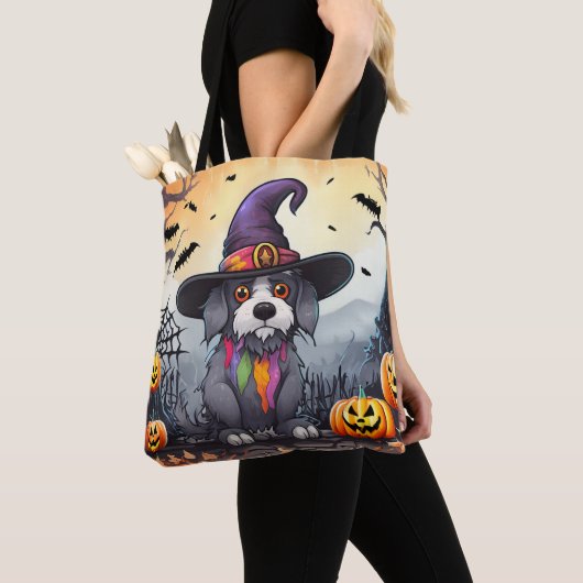 Halloween Dog Tote Bag (Dichtbij)