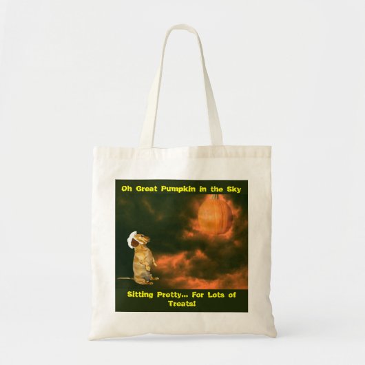 Halloween Dog, voor veel behandelingen Tote Bag (Voorkant)