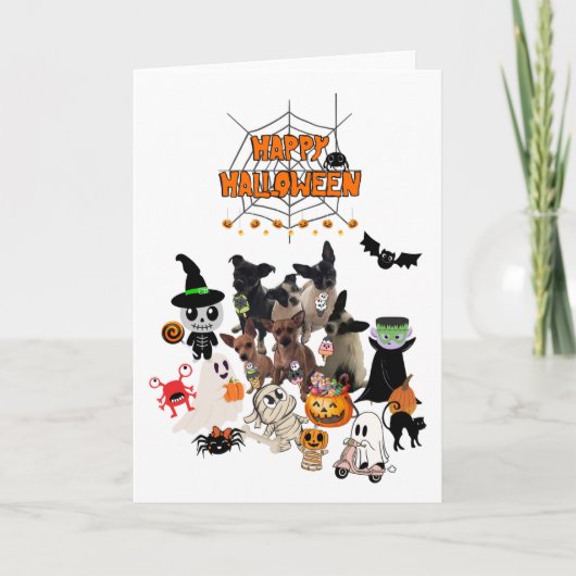 Halloween Doggies Kaart (Voorkant)