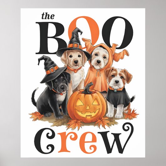 Halloween Dogs Art Poster (Voorkant)