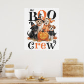 Halloween Dogs Art Poster (Keuken)