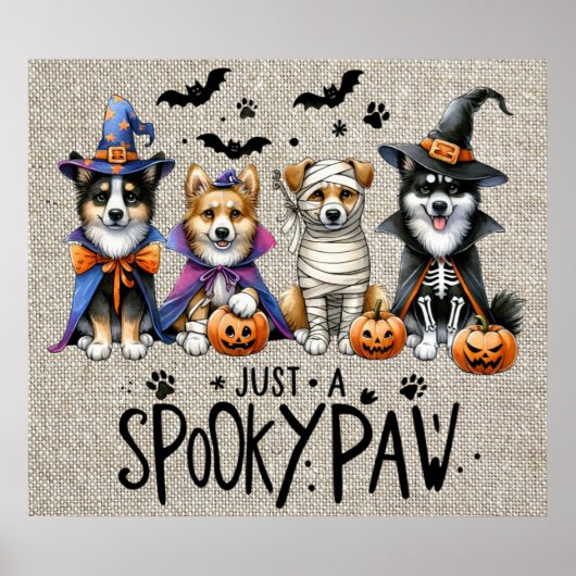Halloween Dogs Poster (Voorkant)