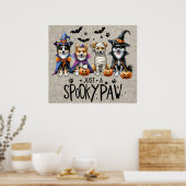 Halloween Dogs Poster (Keuken)