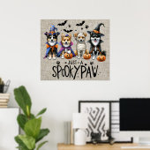 Halloween Dogs Poster (Thuiskantoor)