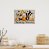 Halloween Dogs Poster (Keuken)