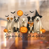 Halloween Dogs Window Cling Raamsticker (Vel 2)