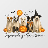 Halloween Dogs Window Cling Raamsticker (Vel)
