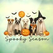 Halloween Dogs Window Cling Raamsticker (Vel 3)
