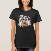 Halloween Dogs With Pumpkin T-shirt (Voorkant)