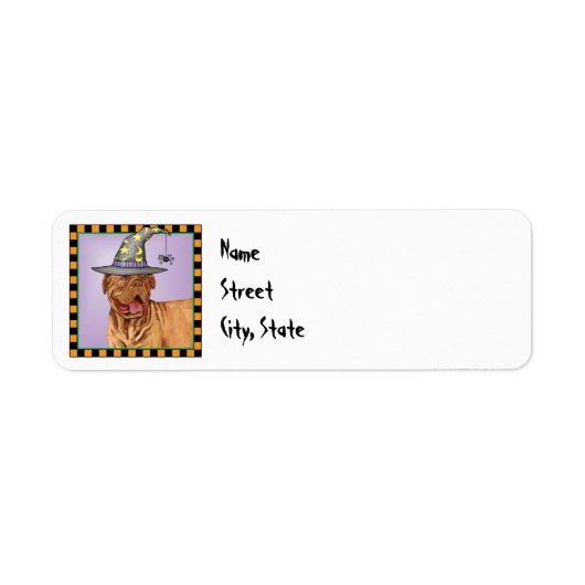 Halloween Dogue Etiket (Voorkant)