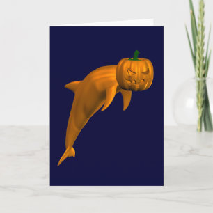 Halloween Dolphin Kaart
