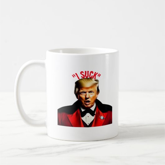 Halloween Donald Grappig Anti-Politiek Koffiemok (Links)