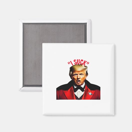 Halloween Donald Grappig Anti-Politiek Magneet (Voorkant / Achterkant)