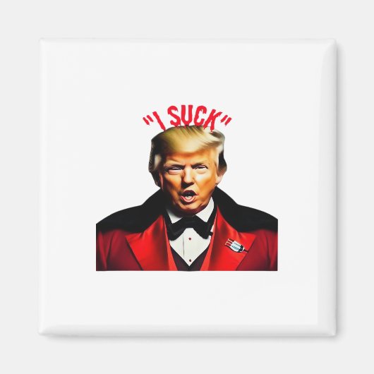 Halloween Donald Grappig Anti-Politiek Magneet (Voorkant)