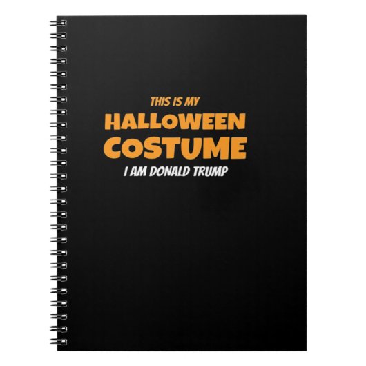 Halloween Donald Kostuum Trumpkin Ideeën Classic Notitieboek (Voorkant)