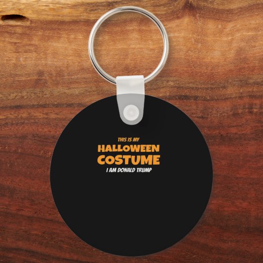 Halloween Donald Kostuum Trumpkin Ideeën Classic Sleutelhanger (Voorkant)