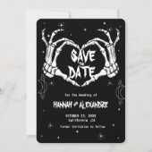 Halloween Donker Moody Gotische Bruiloft Save The Date (Voorkant)