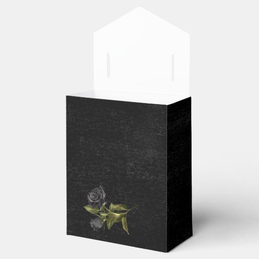 Halloween Donker Roos Bruiloft Bedankdoosjes (Geopend)