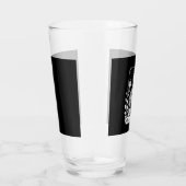 Halloween Donkere Gotische Skelet Overdenker Glas (Rechts)