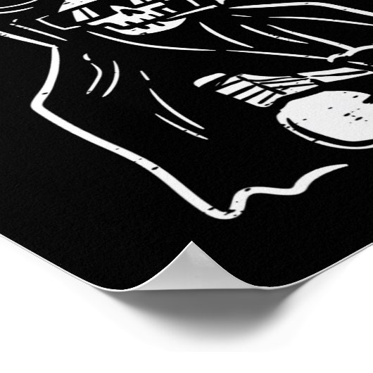 Halloween Dont Fear Reefer Grim Reaper Funny Costu Poster (Hoek)