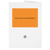 HALLOWEEN DON'T GO BATTY grap kaart (Achterkant)