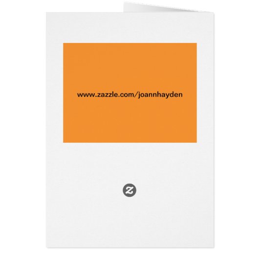 HALLOWEEN DON'T GO BATTY grap kaart (Achterkant)