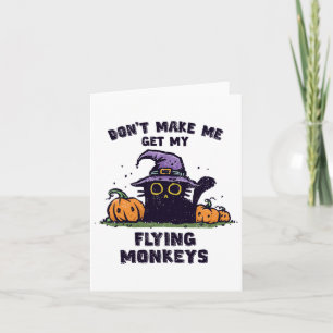 Halloween - Don't Make Me Get My Flying Mon Kaart