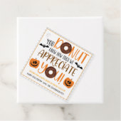 Halloween Donut Gift Label (In situ)