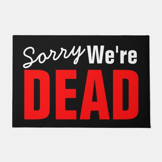 Halloween - dood deurmat (Voorkant)