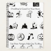 Halloween Doodle Kalender Planner (Voorkant)