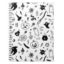 halloween doodle notitie tijdschriften art decor