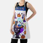 Halloween Doodle Schort - Schattig Spoken Kook Cad (Insitu)