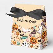 Halloween Doodles Bedankdoosjes (Voorkant Zijde)