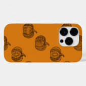 Halloween doodles boho mandala pompoenen Herfst Case-Mate iPhone Case (Achterkant (horizontaal))