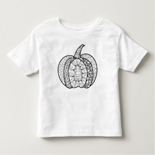 Halloween doodles boho mandala pompoenen Herfst Kinder Shirts