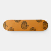 Halloween doodles boho mandala pompoenen Herfst Persoonlijk Skateboard (Horizontaal)