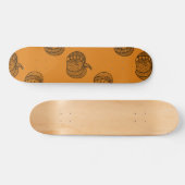 Halloween doodles boho mandala pompoenen Herfst Persoonlijk Skateboard (Horizontaal)