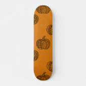 Halloween doodles boho mandala pompoenen Herfst Persoonlijk Skateboard (Voorkant)
