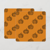 Halloween doodles boho zentangles pompoenen Herfst (Voorkant / Achterkant)