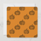 Halloween doodles boho zentangles pompoenen Herfst (Achterkant)