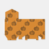 Halloween doodles boho zentangles pompoenen Herfst Bedankdoosjes (Uitgevouwen)