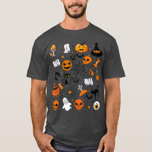 Halloween Doodles Halloween Little Dwitch Pu T-shirt