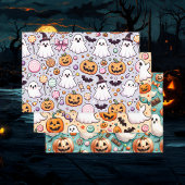 Halloween Doodles Inpakpapier Vel