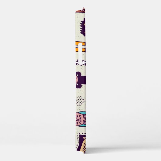 Halloween doodles, maffe cartoon naadloze set. Case-Mate iPhone case (Achterkant / Rechts)